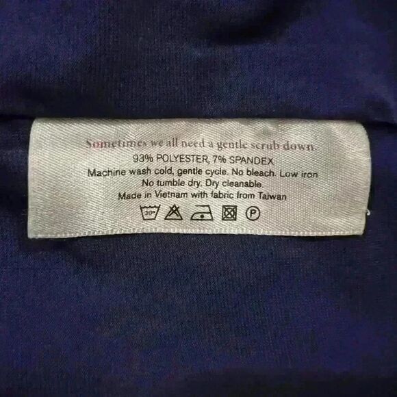 MM La Fleur Navy Blue Crepe Pencil Skirt – Size 6 - Picture 4 of 5